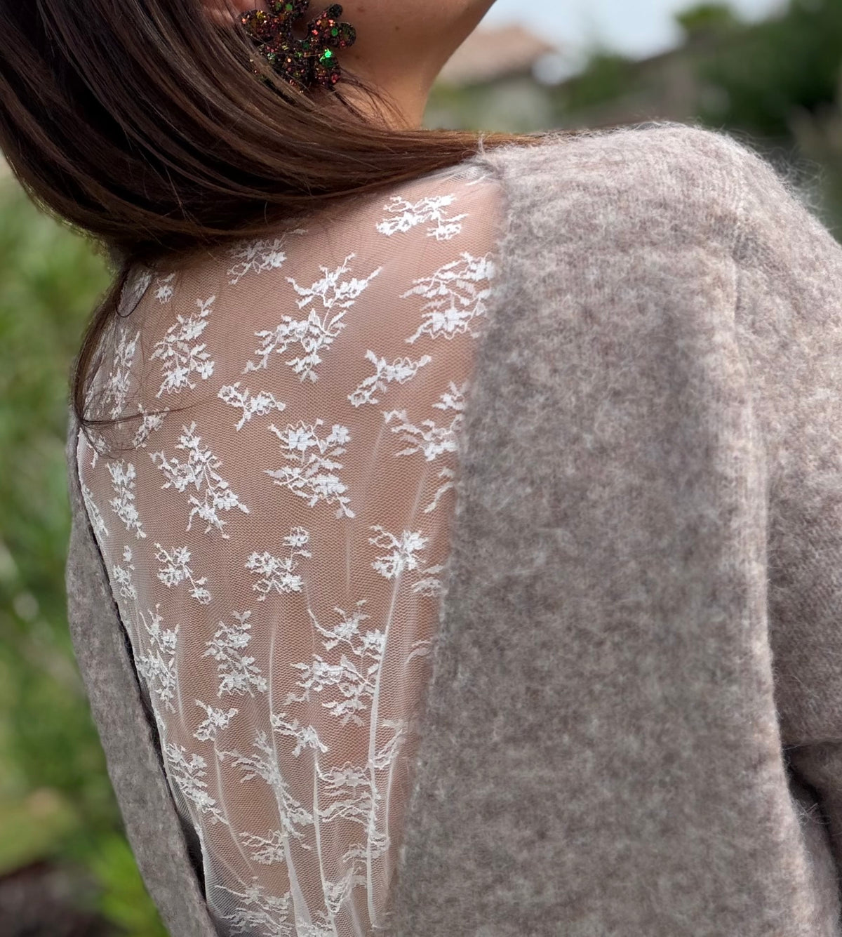 Pull Lalie taupe