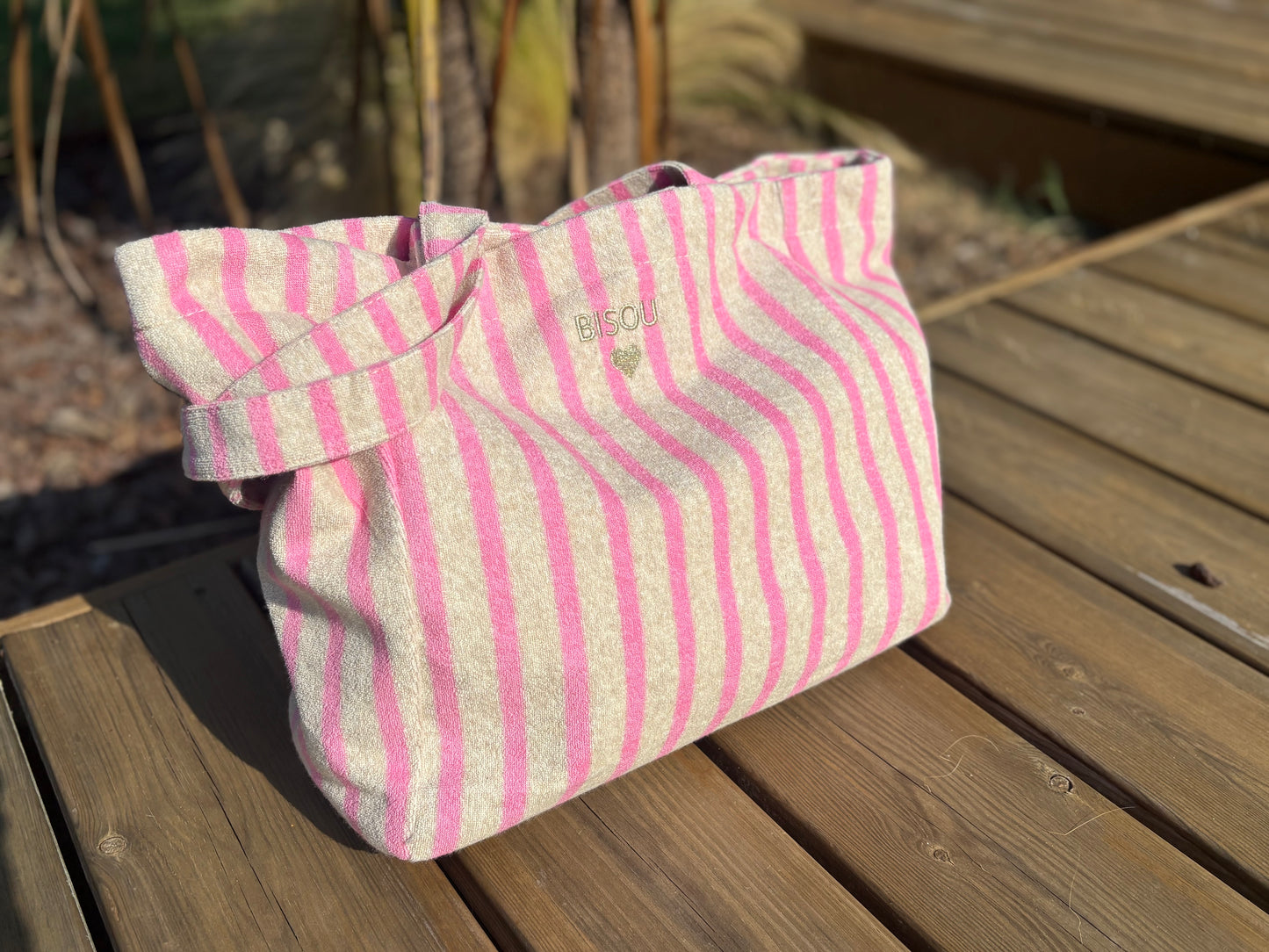 Grand sac éponge Bisous