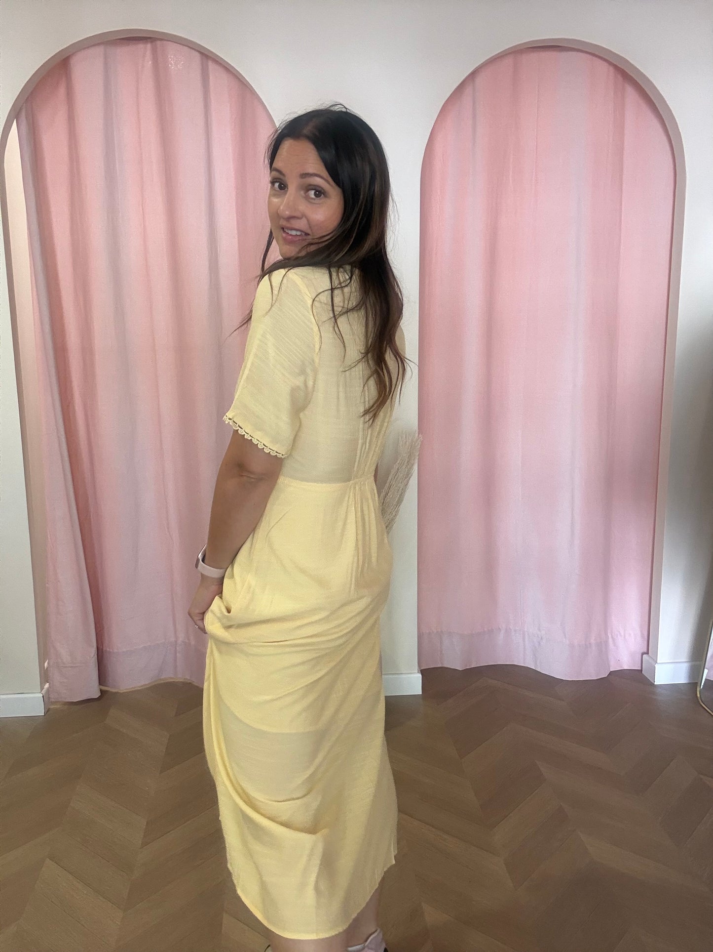 Robe Louane jaune