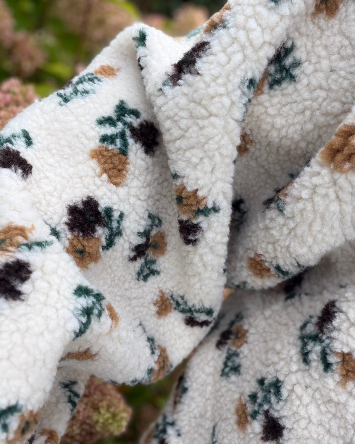 Veste Louna fleurs kaki