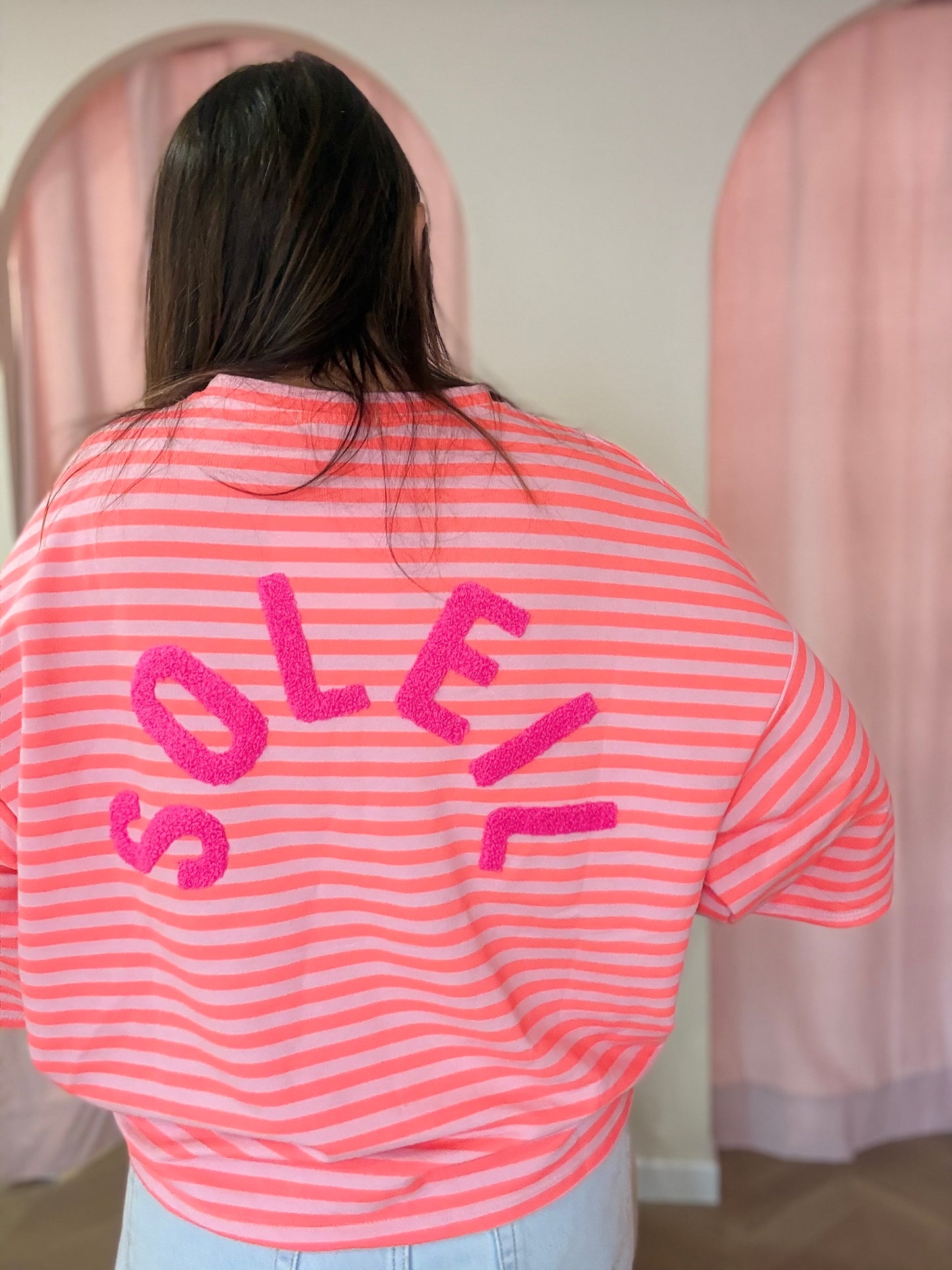 T-shirt Léonie corail