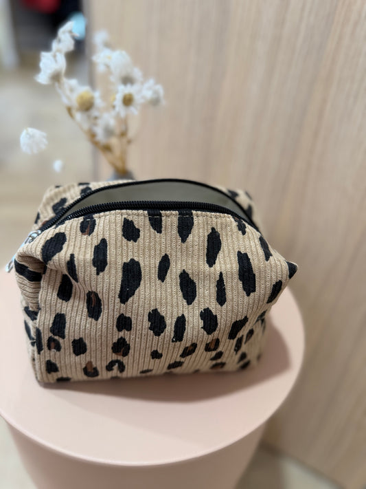 Trousse de toilette léopard