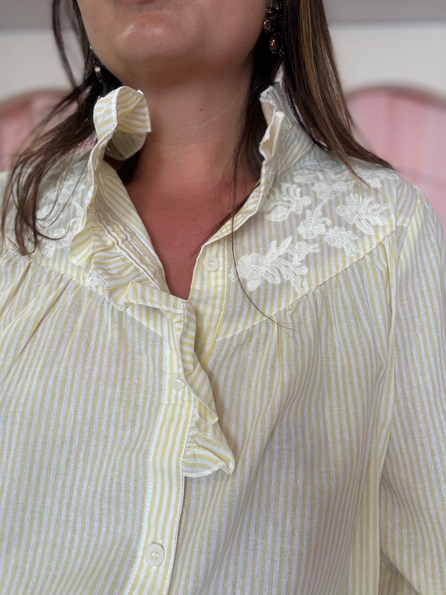 Chemise Laura jaune