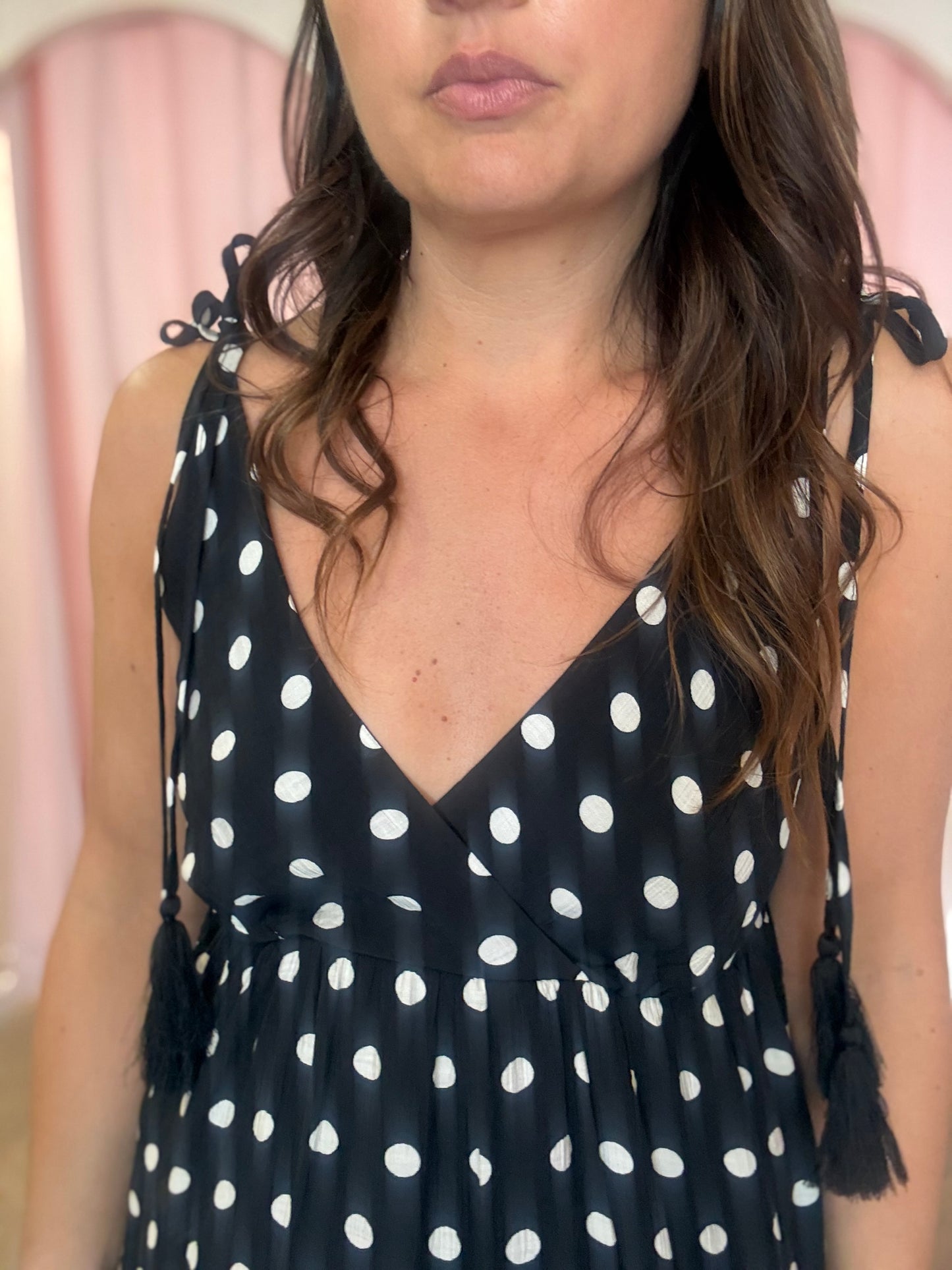 Robe Polka noire