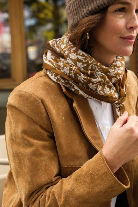 Foulard Louisette - Calcutta Olive