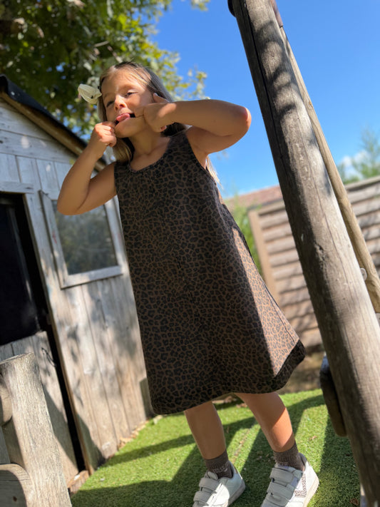 Robe Léopard fille 🐆 🤎