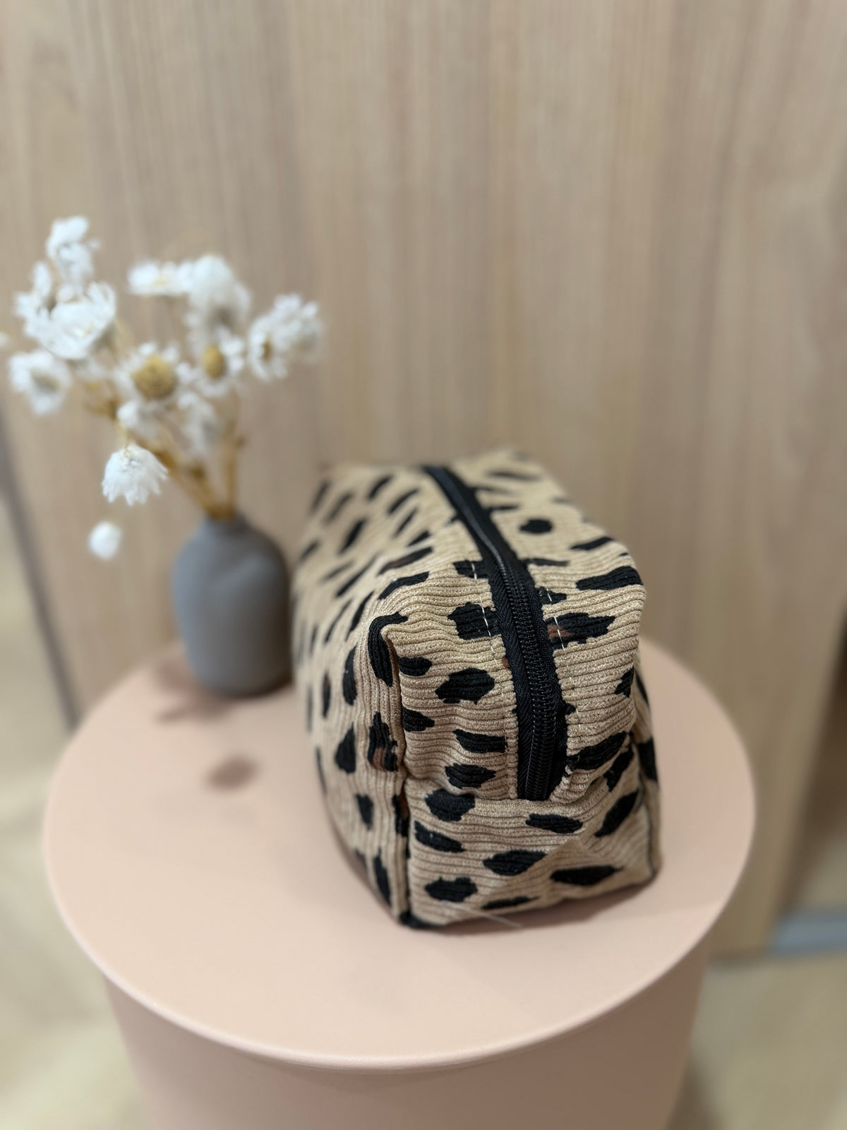 Trousse de toilette léopard