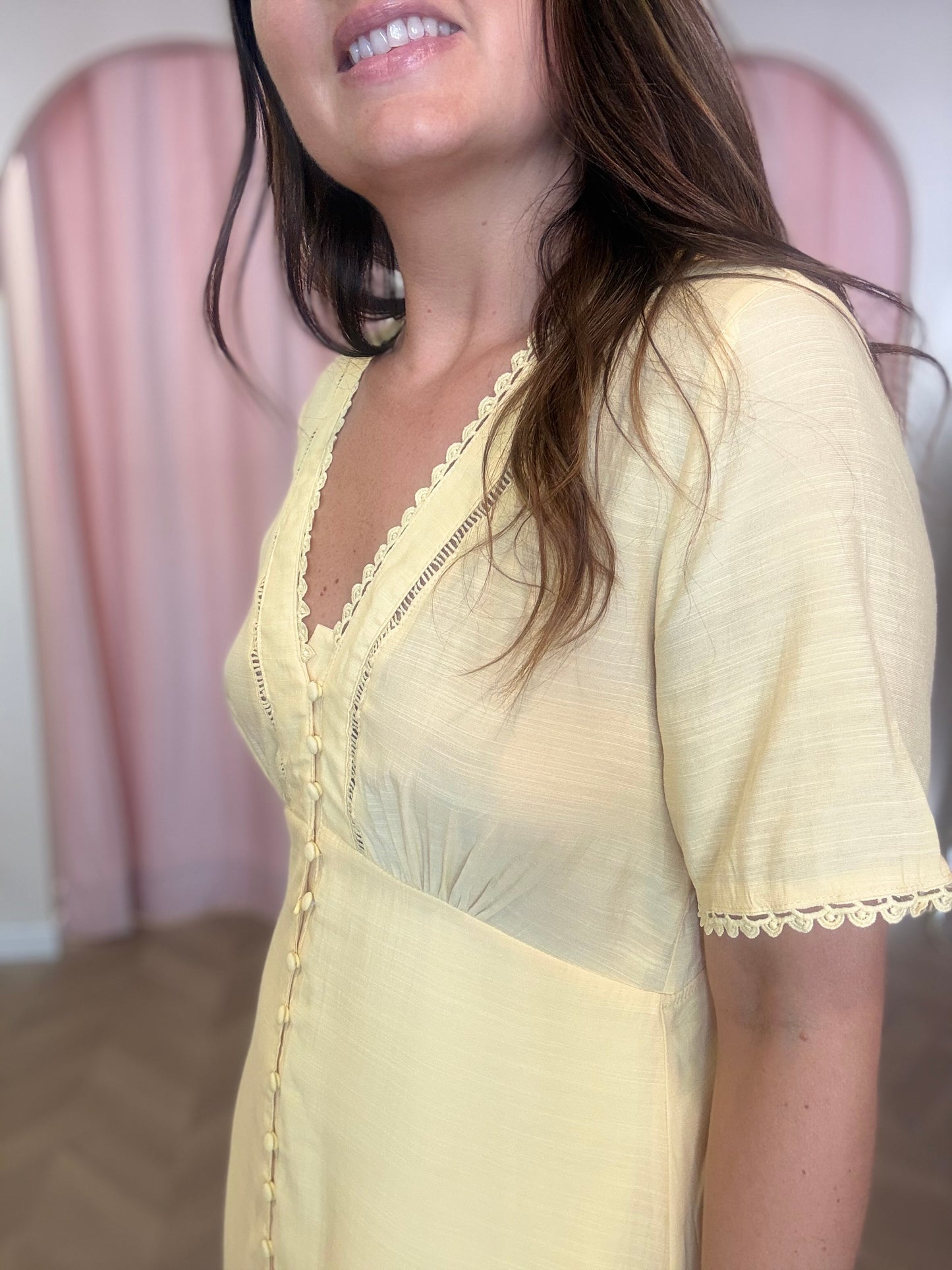 Robe Louane jaune