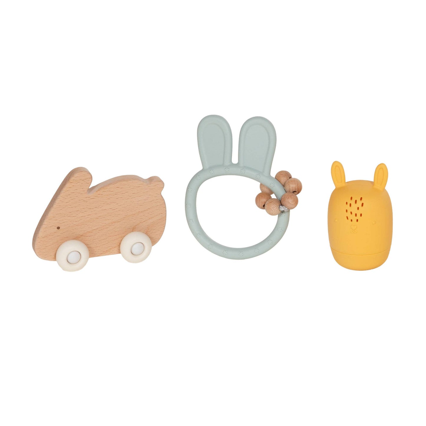 Coffret 3 Jouets Eveil Lapin