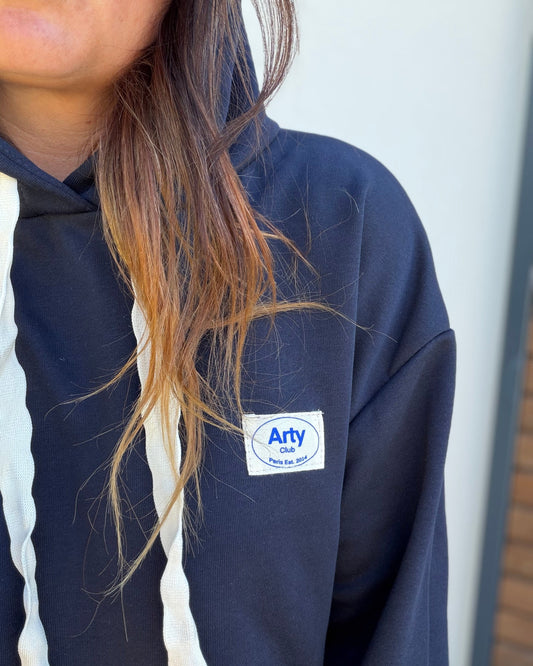 Sweat Woody bleu marine