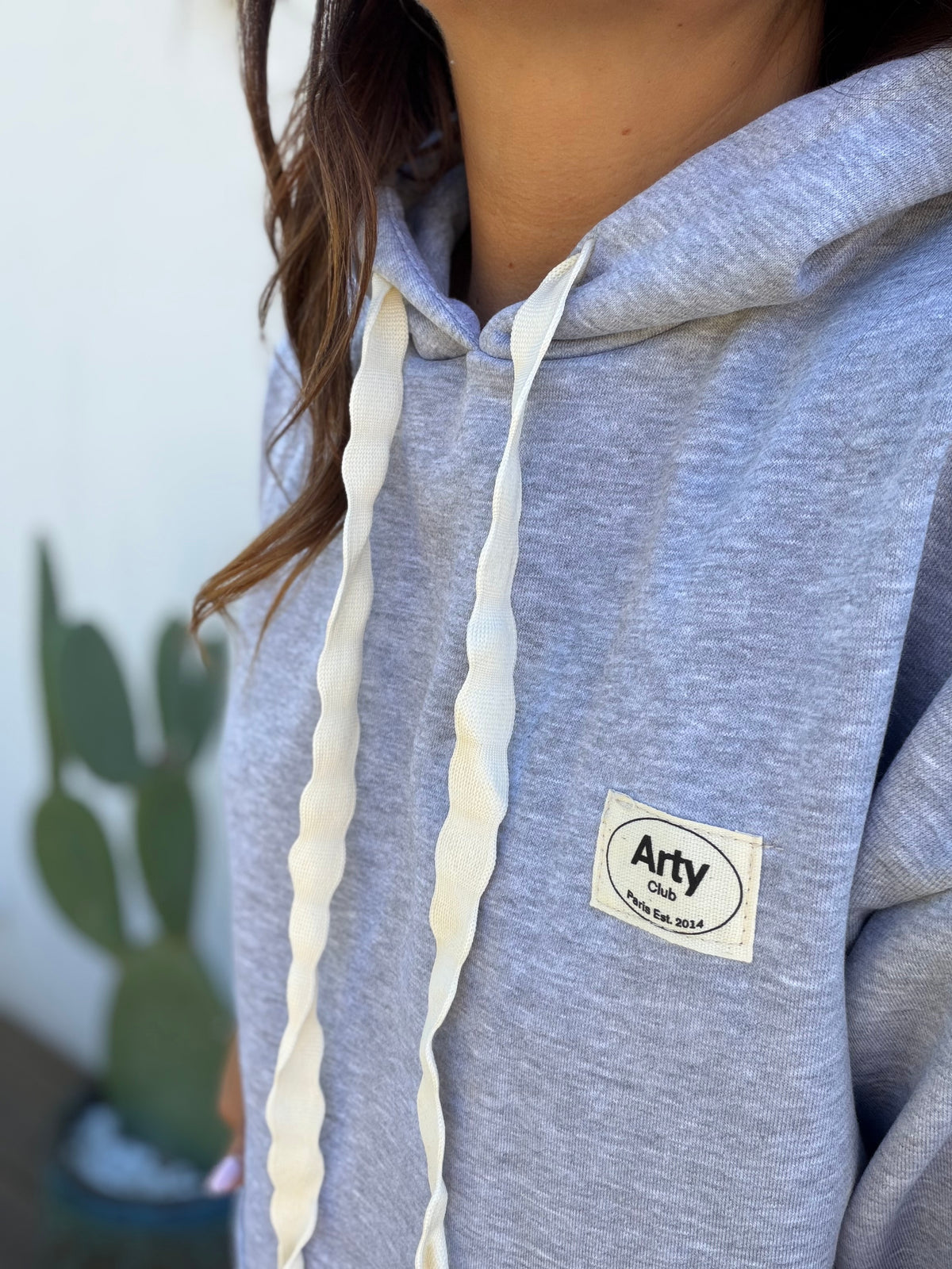 Sweat Woody gris chiné