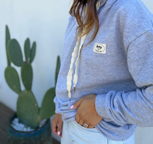 Sweat Woody gris chiné