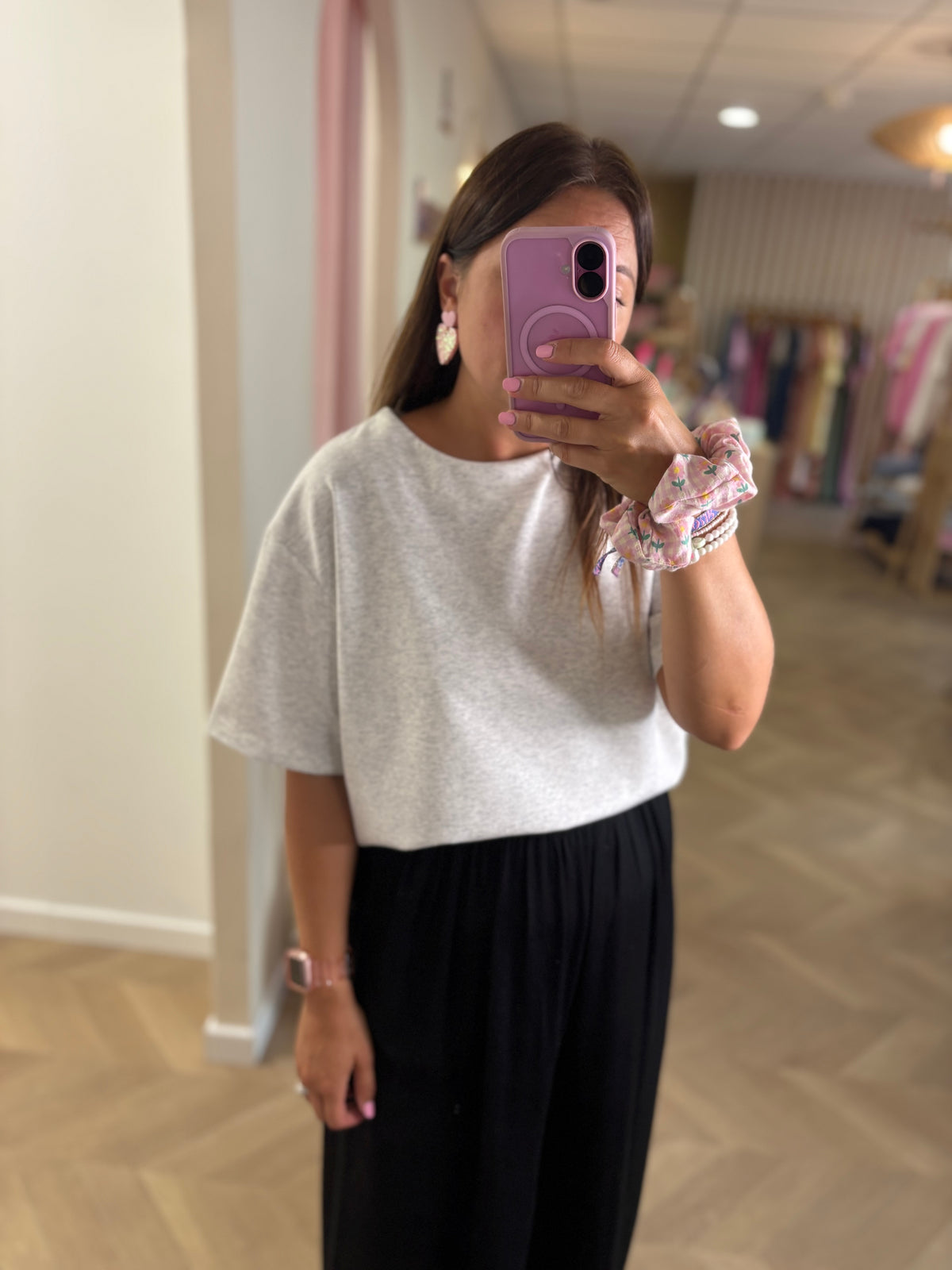 Top Jojo gris