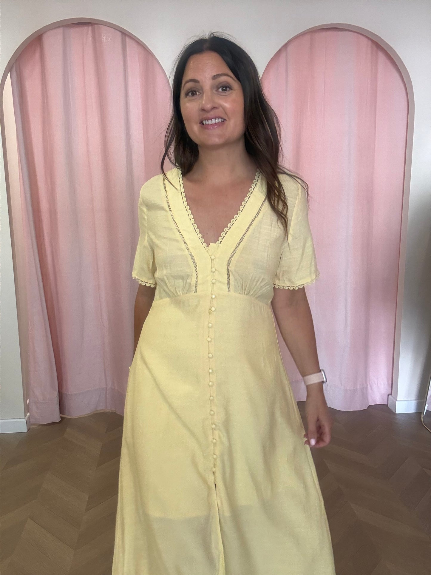 Robe Louane jaune