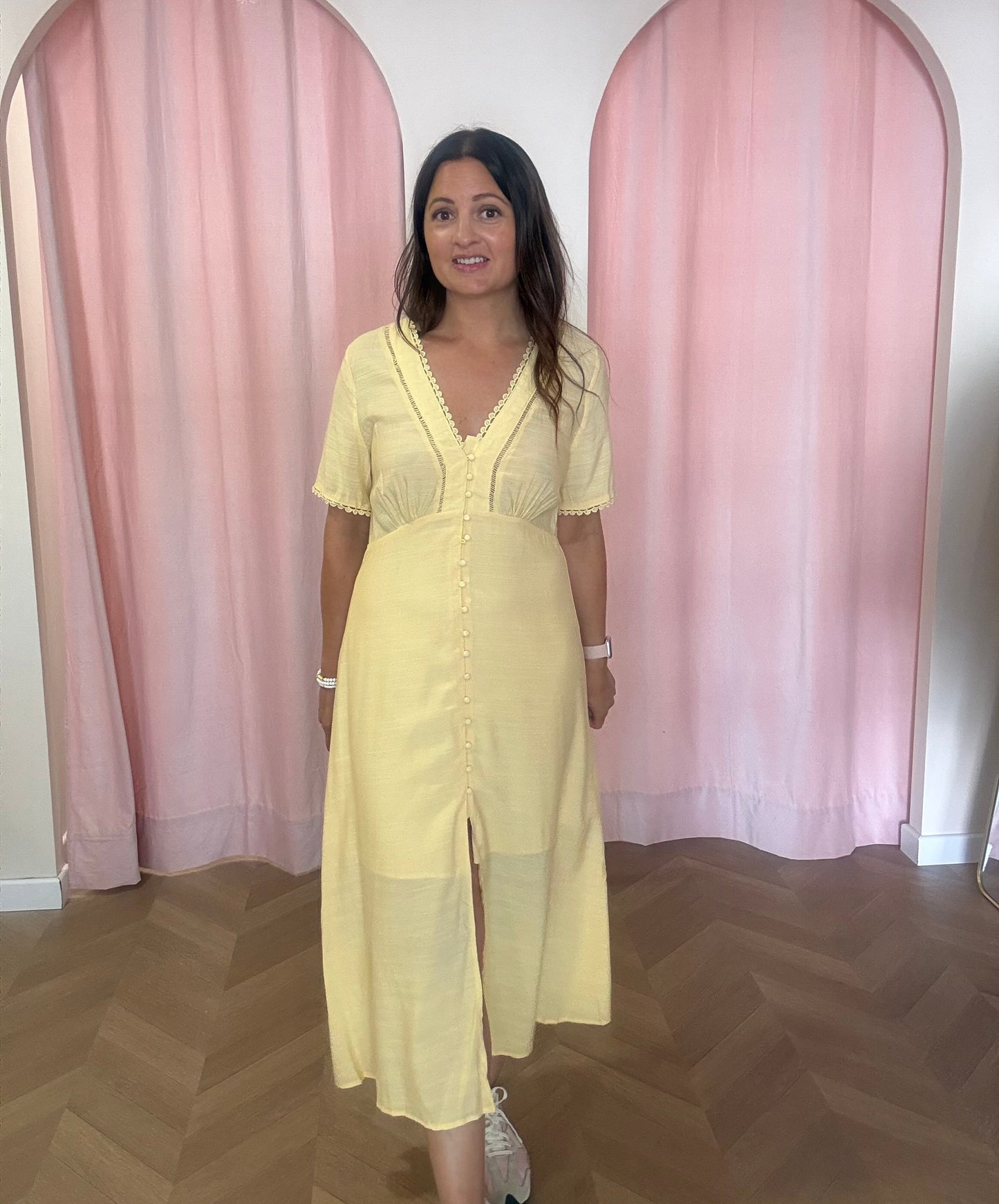 Robe Louane jaune