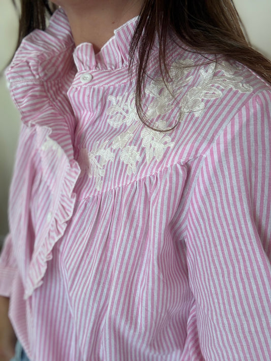 Chemise Laura rose