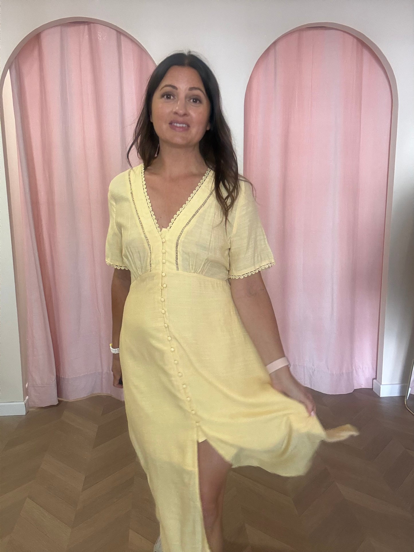 Robe Louane jaune