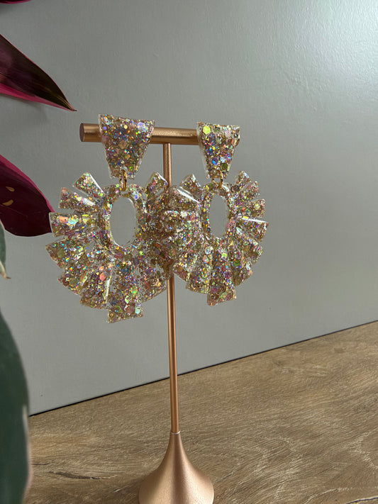 Boucles d'oreilles Marly - Mix doré