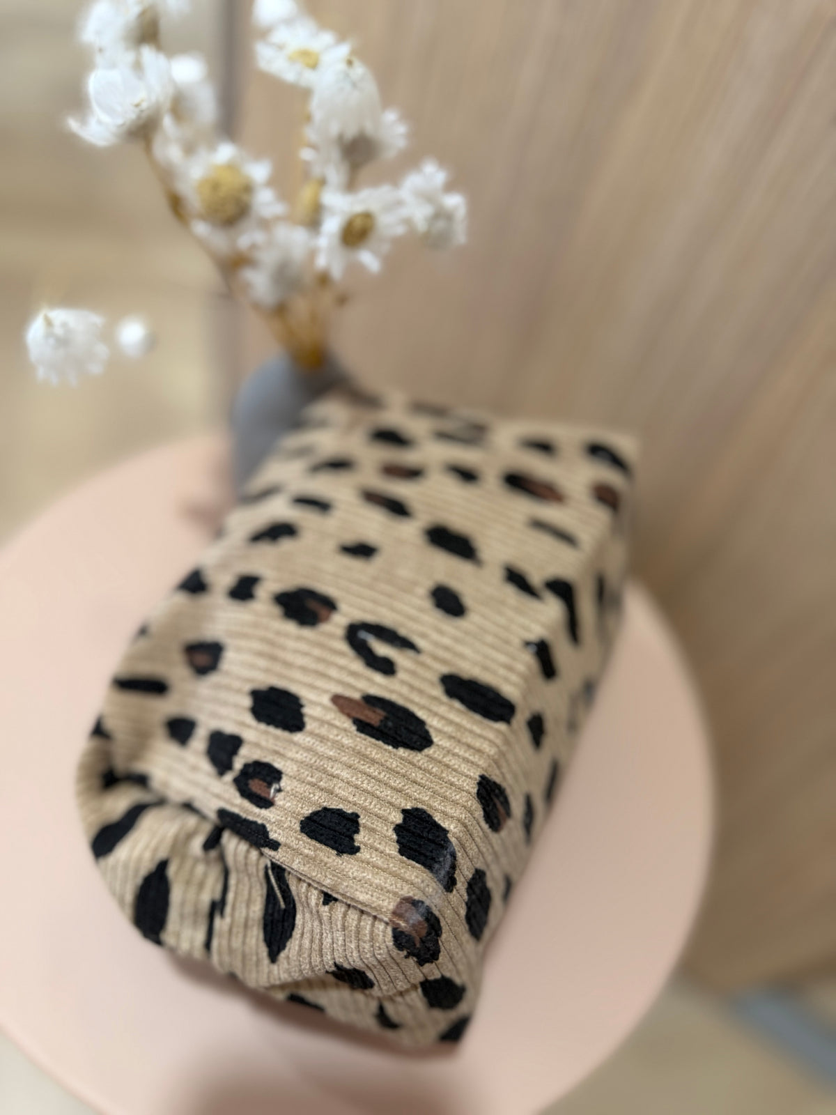 Trousse de toilette léopard