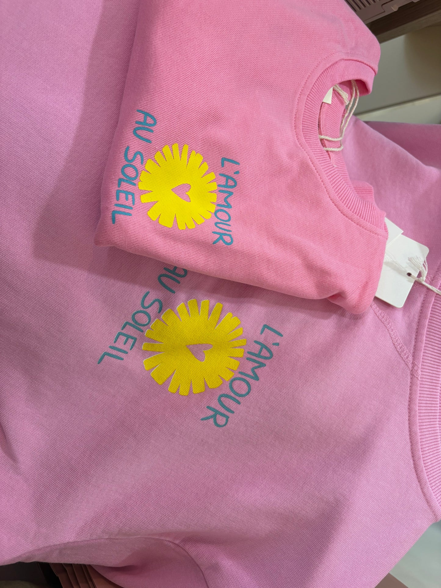 Sweat “L’amour au soleil” ☀️ rose