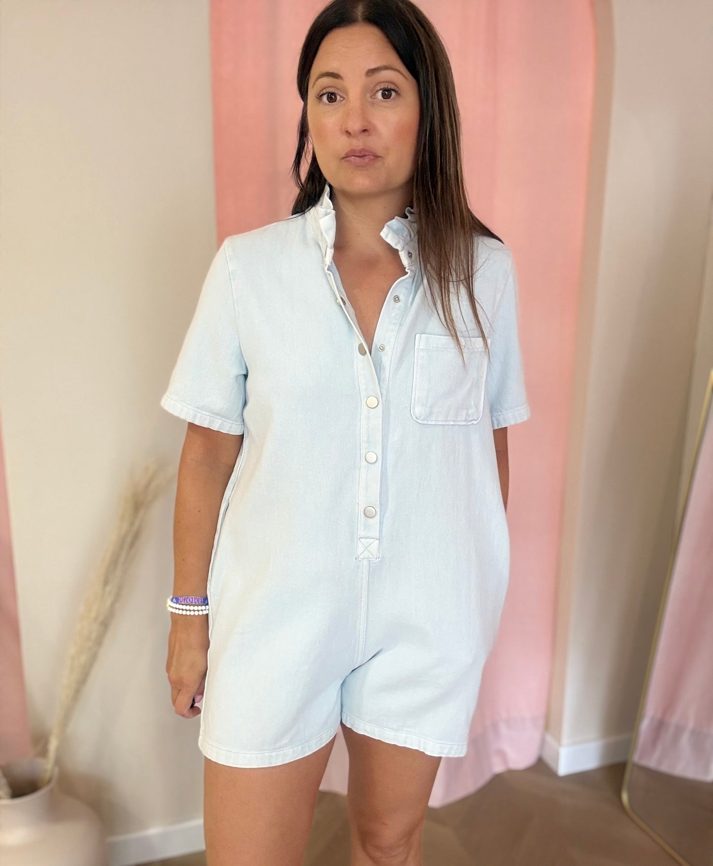 Combishort Gaspard Bleu clair