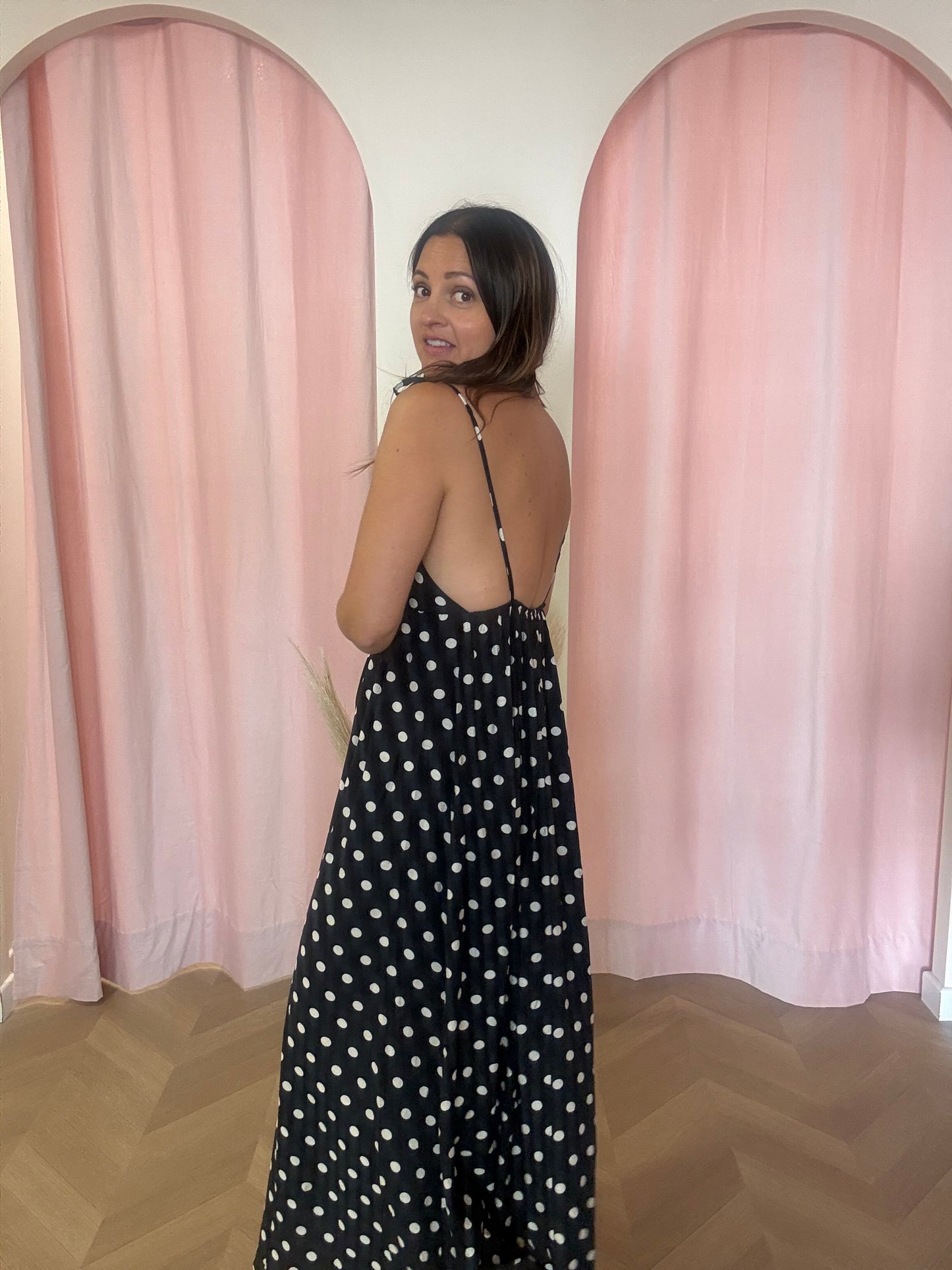 Robe Polka noire