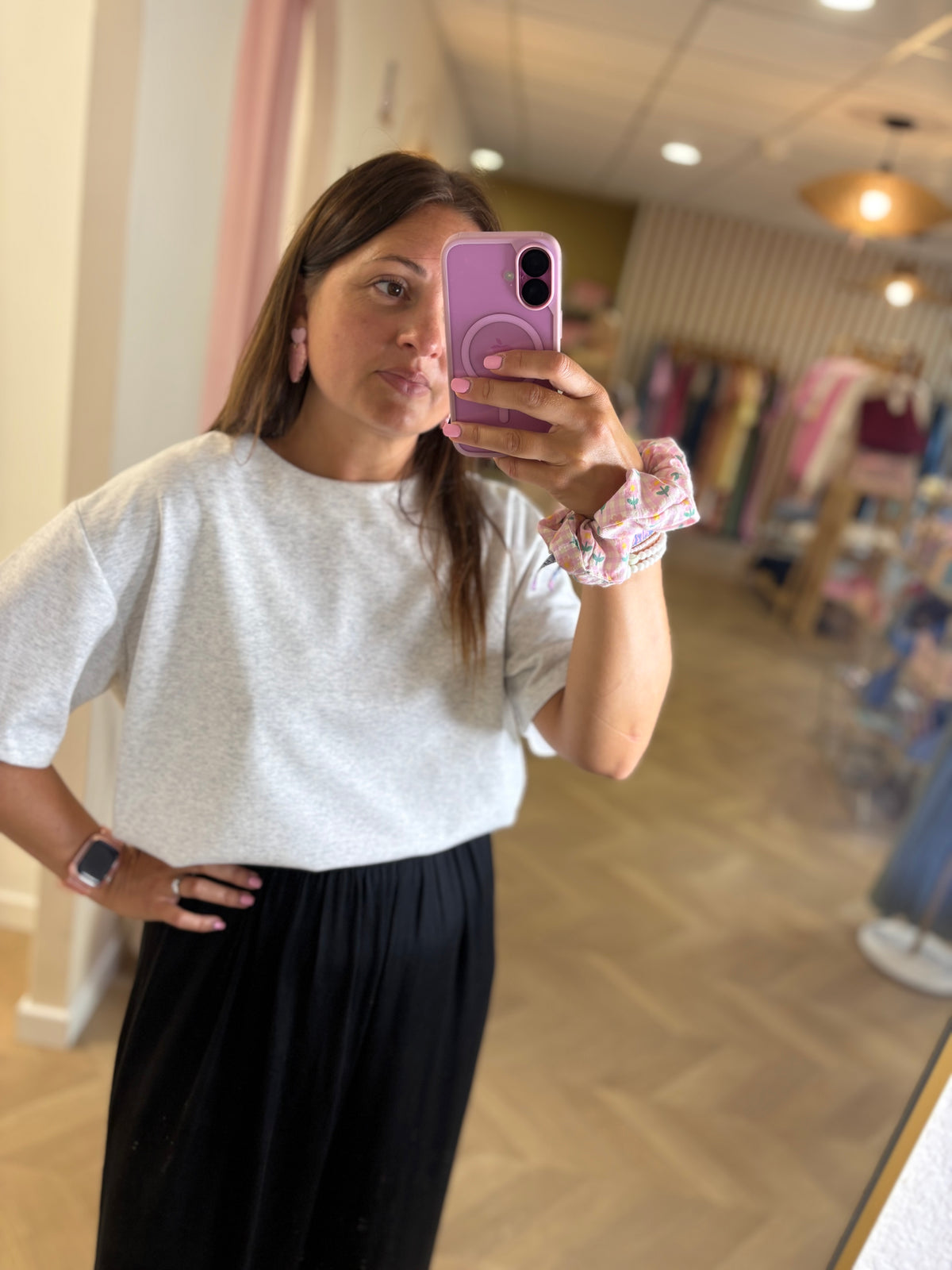Top Jojo gris