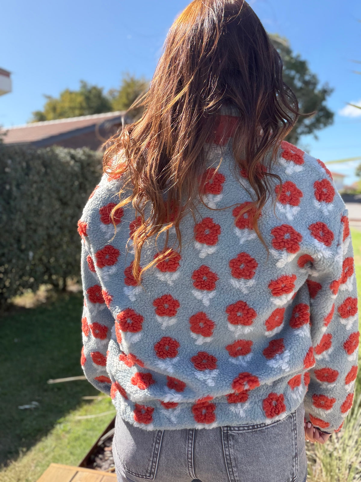 Veste Mia rouille