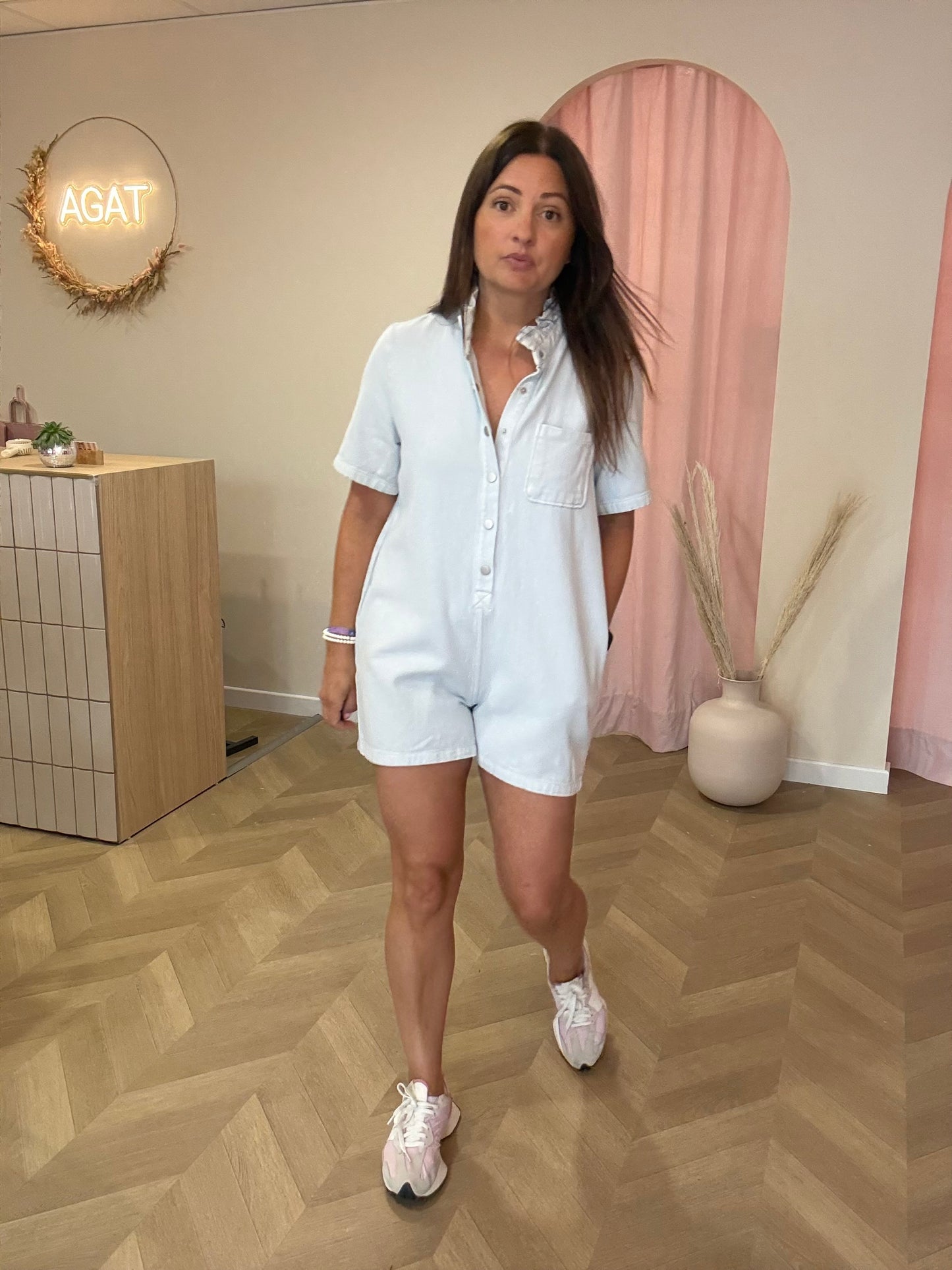Combishort Gaspard Bleu clair