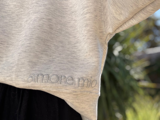 Sweat amore gris