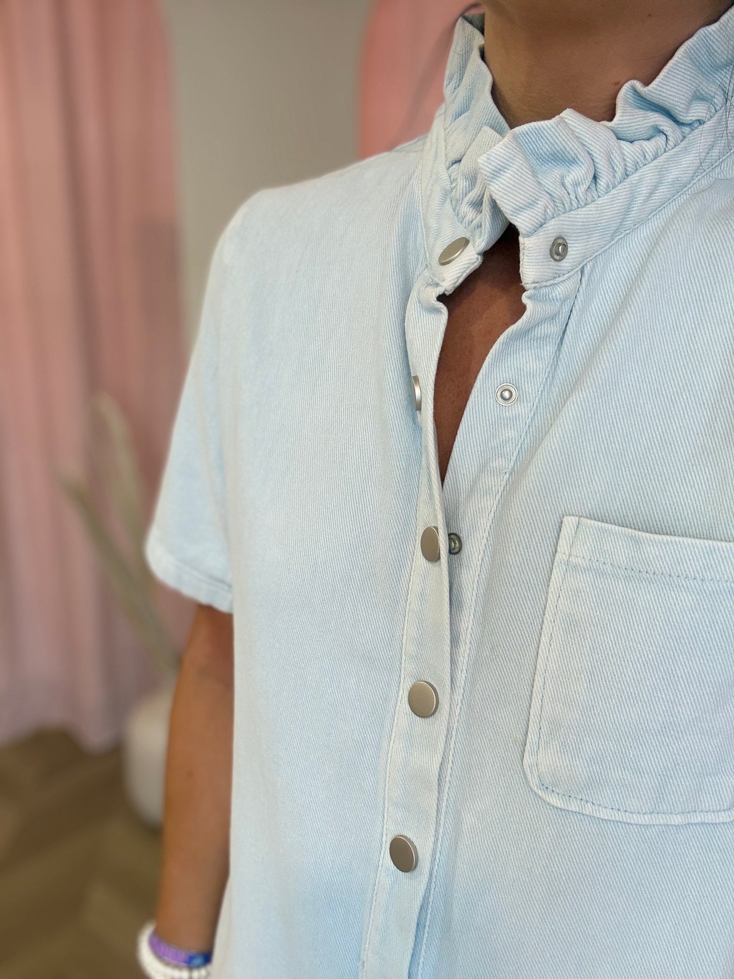 Combishort Gaspard Bleu clair