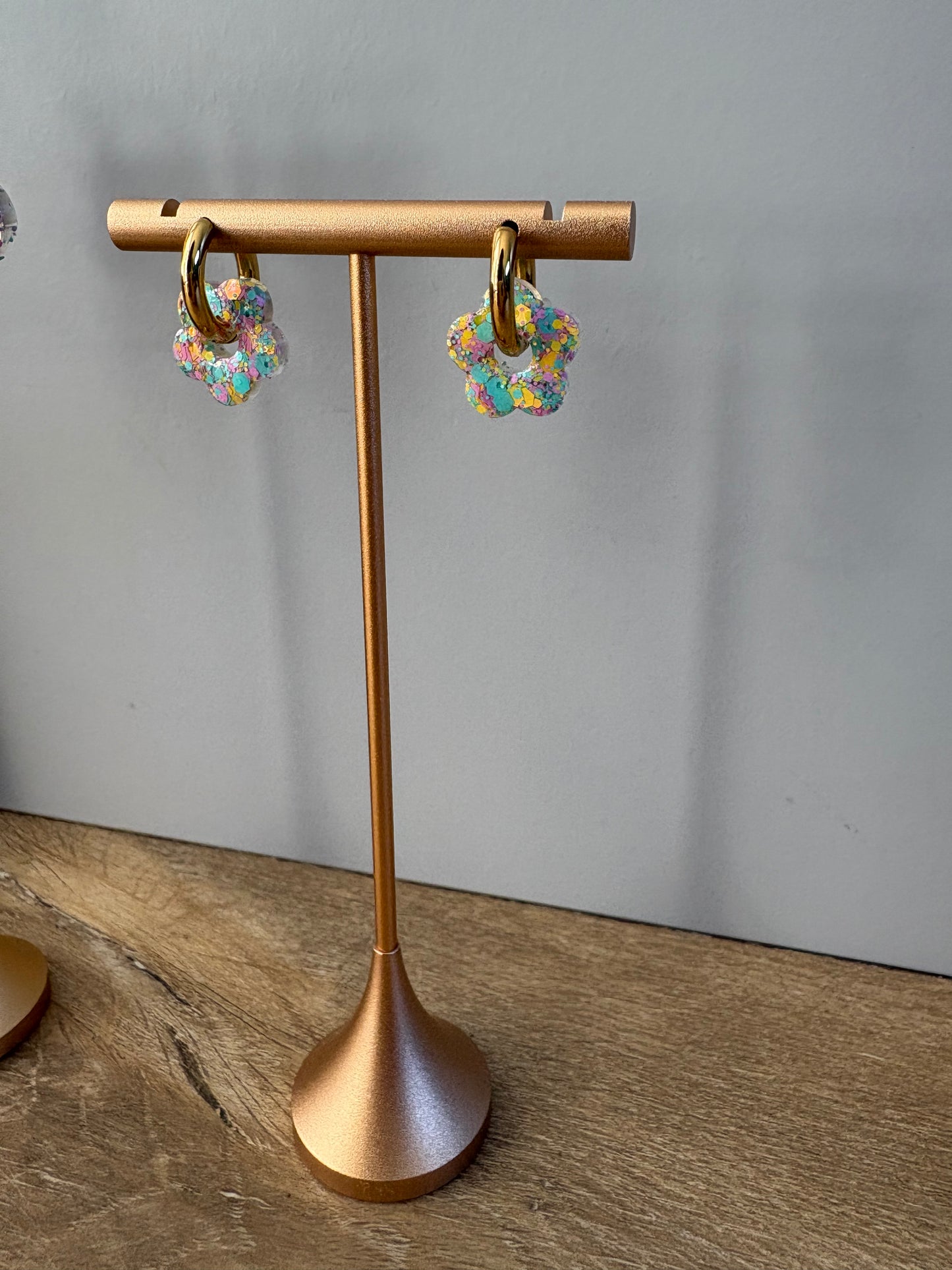 Boucles d'oreille fleur enfants