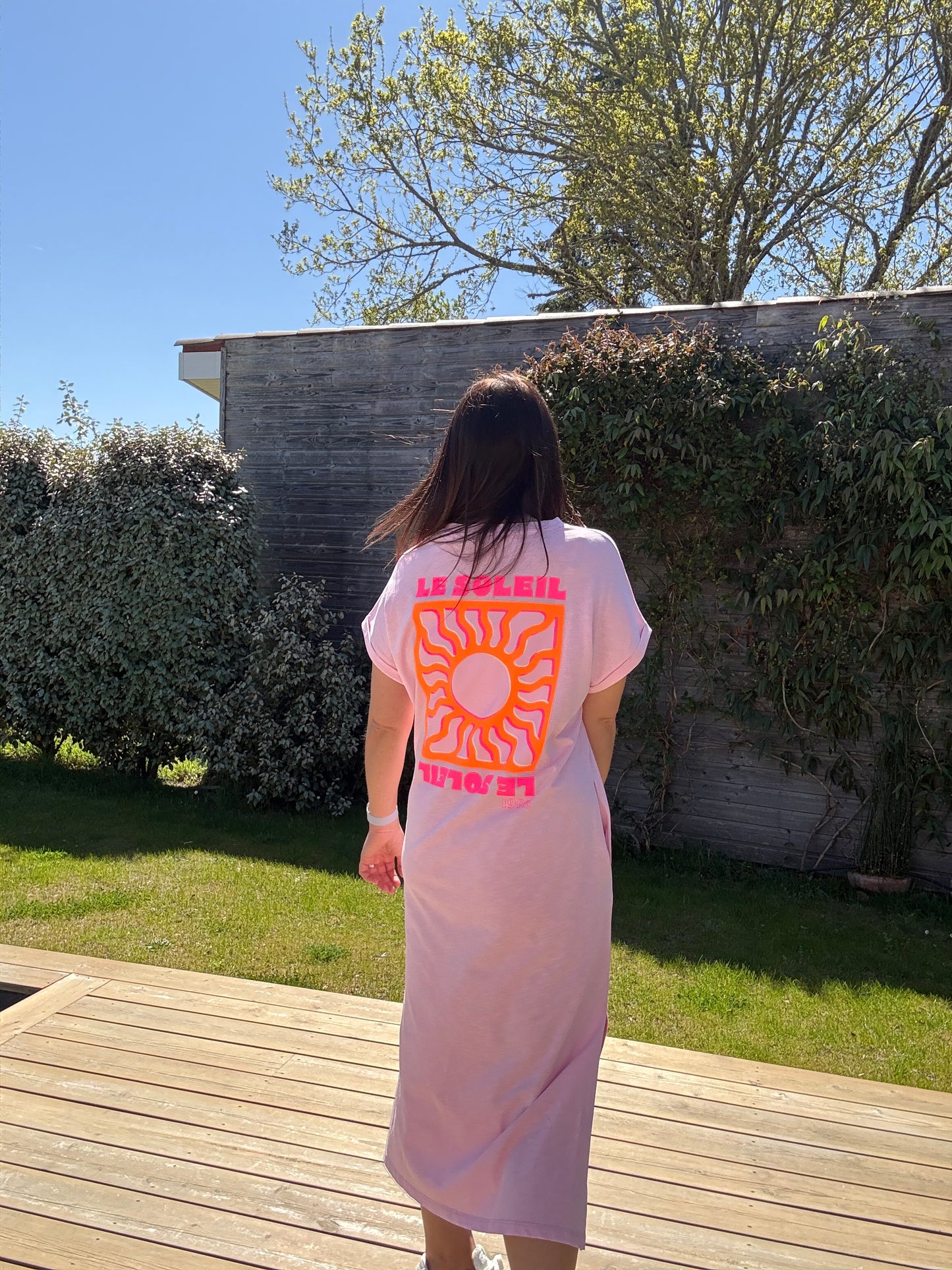 Robe Soleil rose