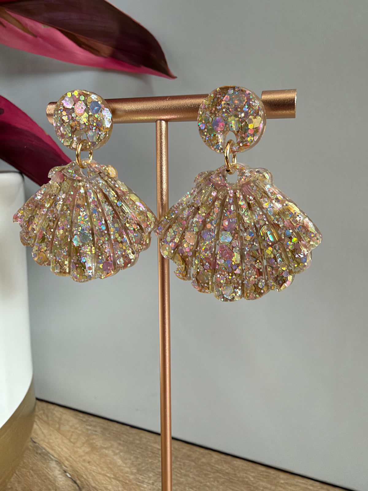Boucles d’oreilles Coquillage - Mix doré