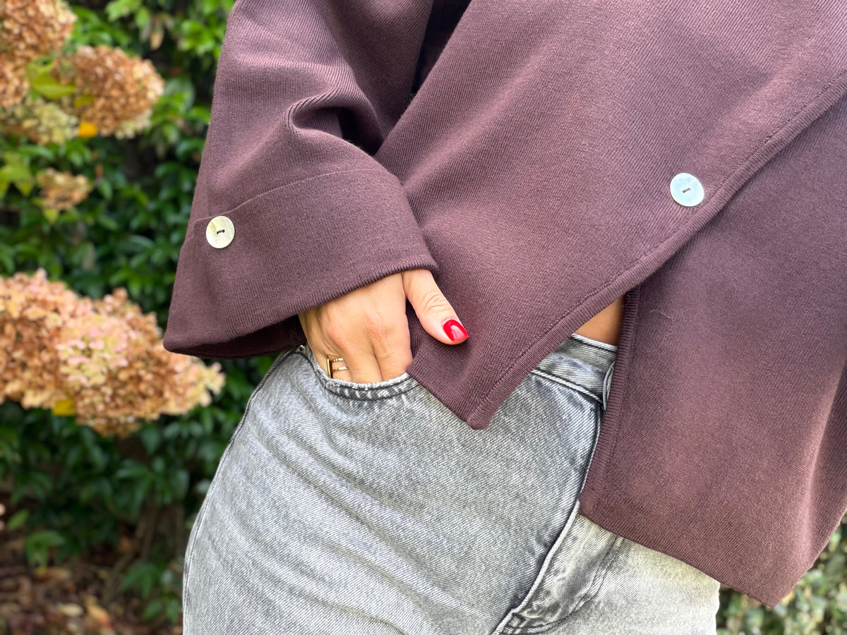 Pull Auguste chocolat