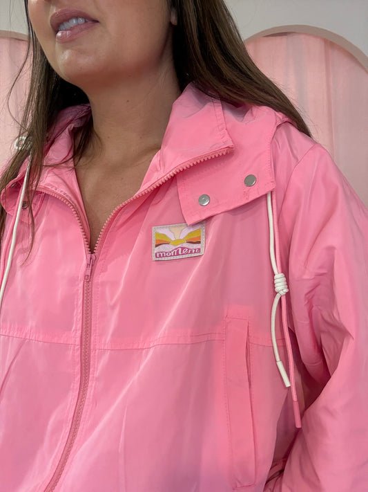 Veste Élodie imperméable rose