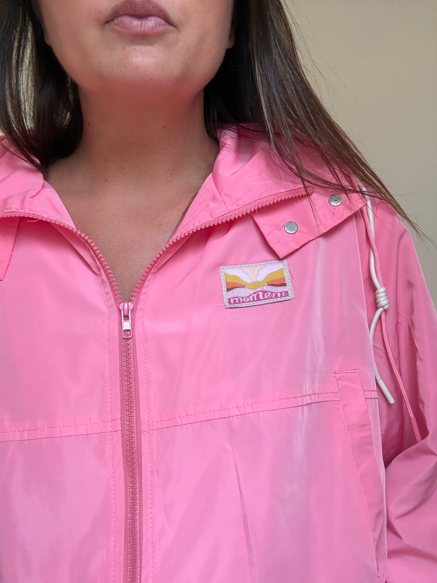 Veste Élodie imperméable rose