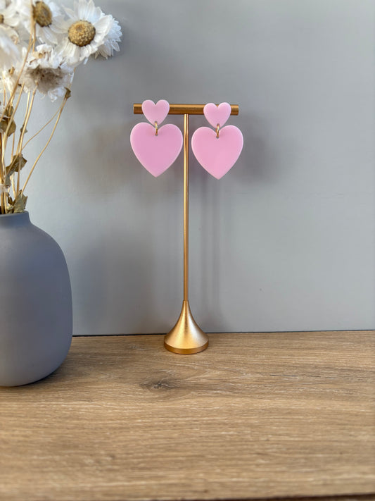 Boucles d'oreille cœur