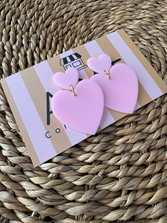 Boucles d'oreille cœur