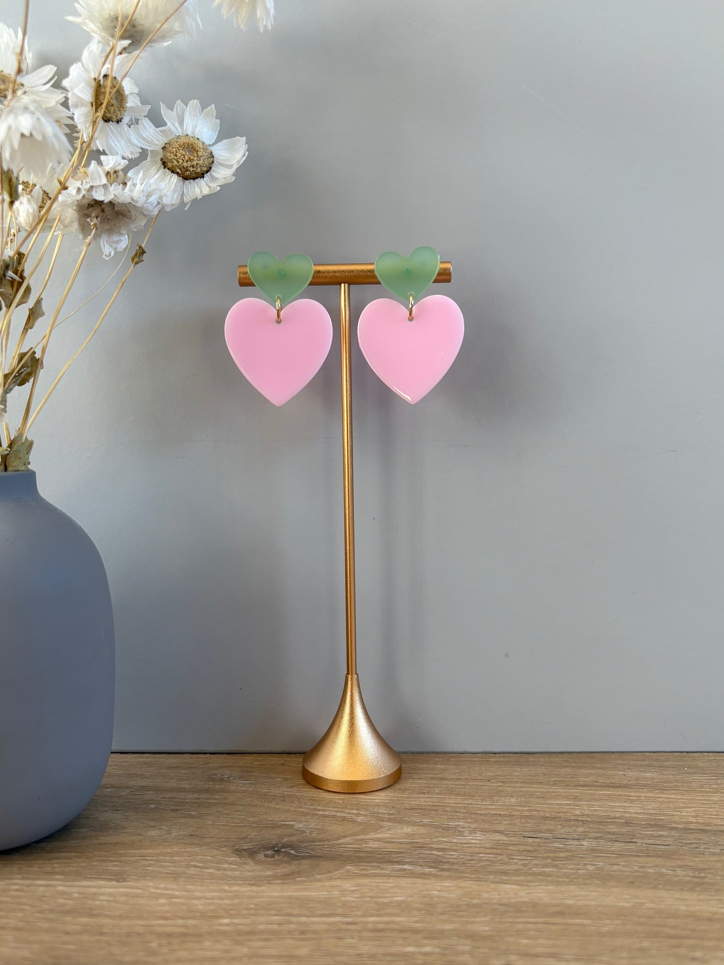 Boucles d'oreille cœur