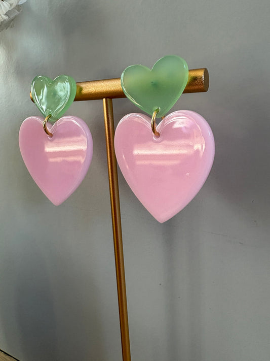 Boucles d'oreille cœur