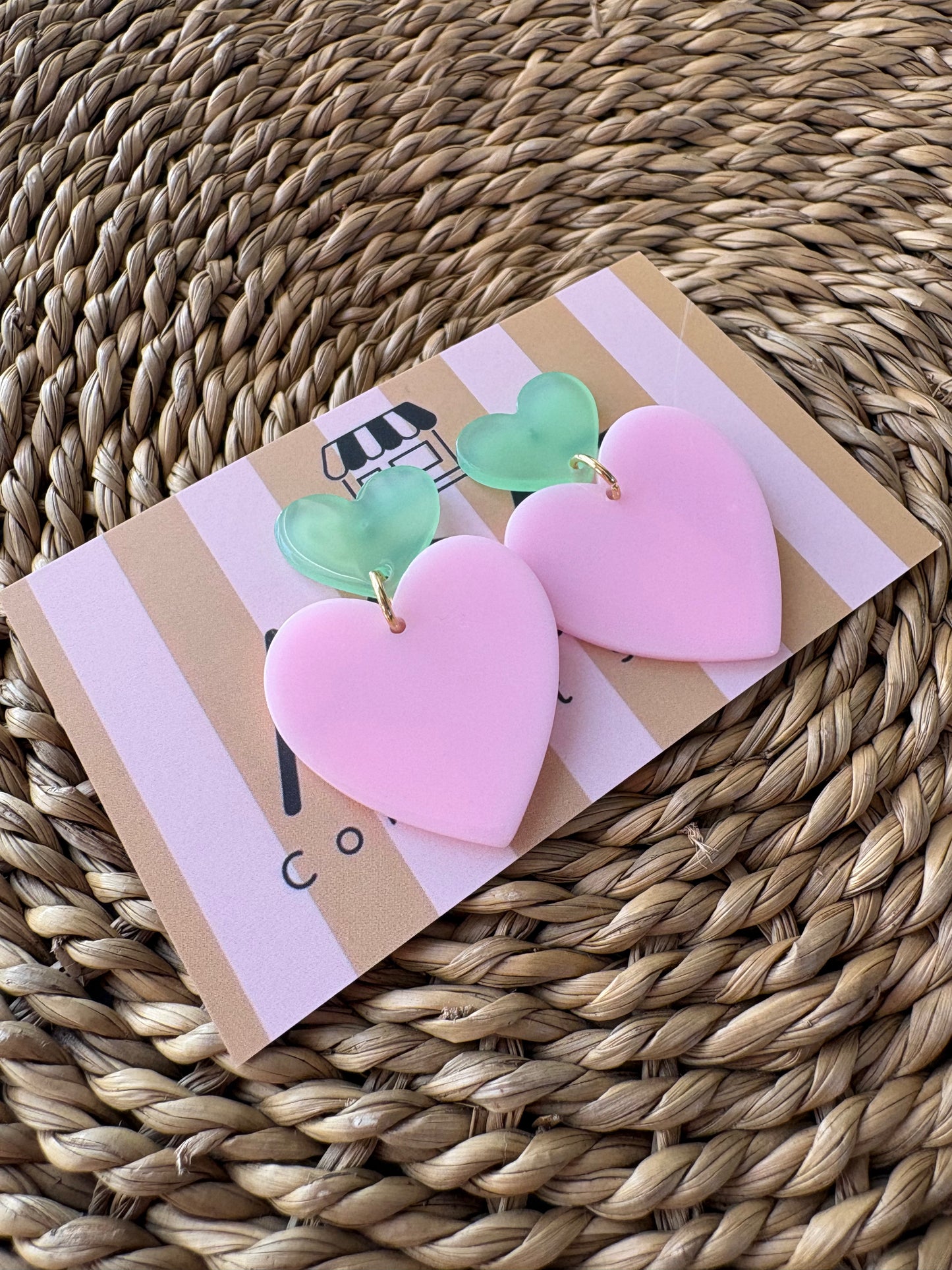 Boucles d'oreille cœur