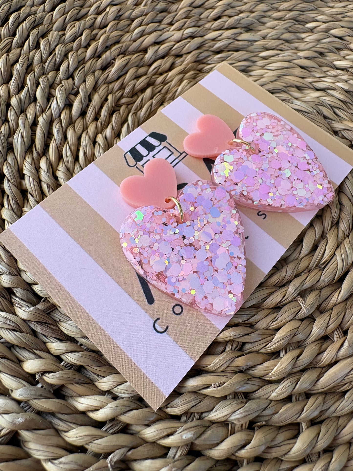 Boucles d'oreille cœur