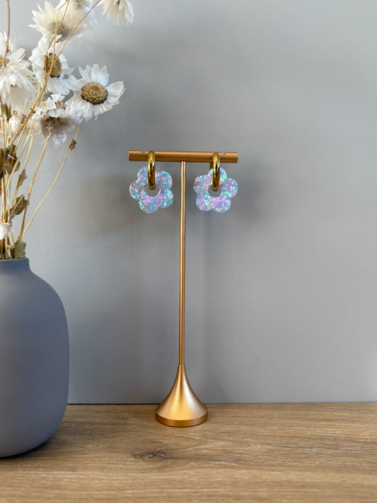 Boucles d'oreille fleur