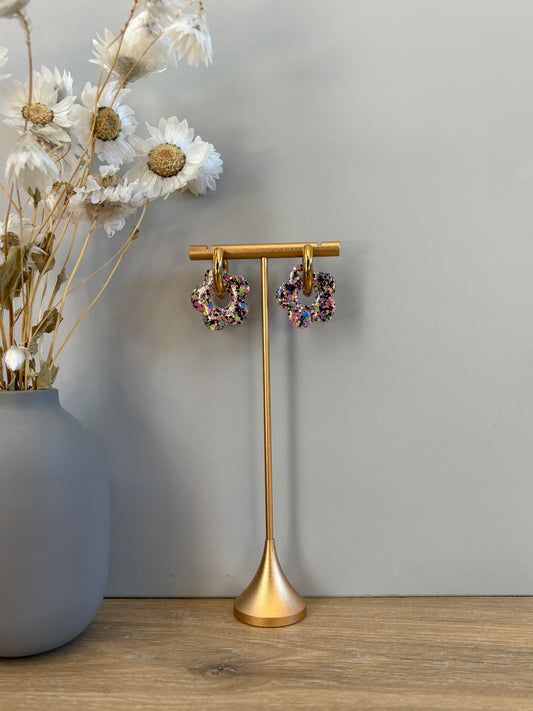 Boucles d'oreille fleur