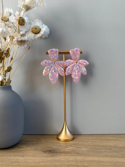 Boucles d'oreille pétales