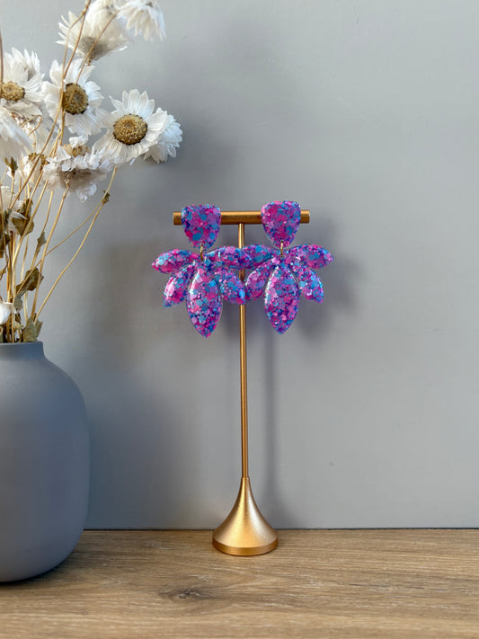 Boucles d'oreille pétales