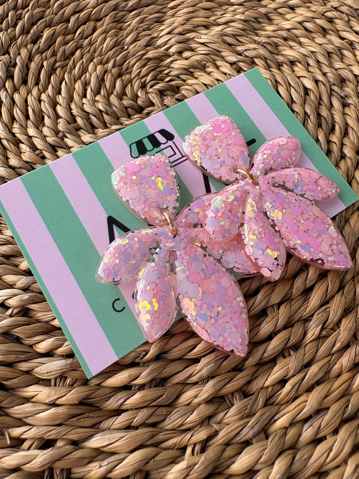 Boucles d'oreille pétales