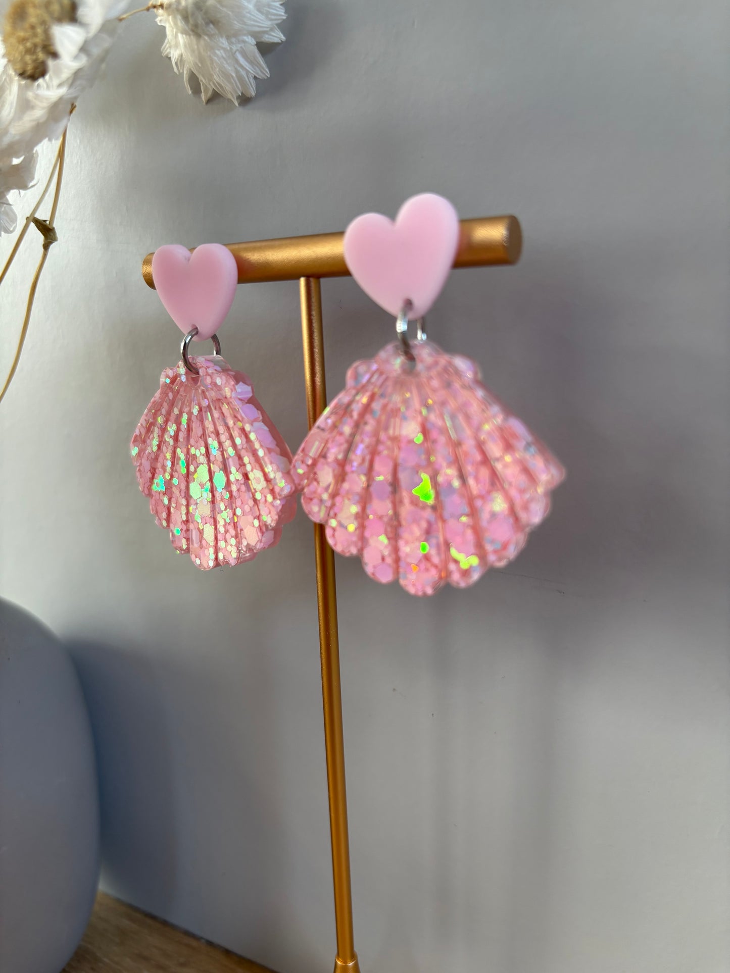 Boucles d'oreilles coquillage