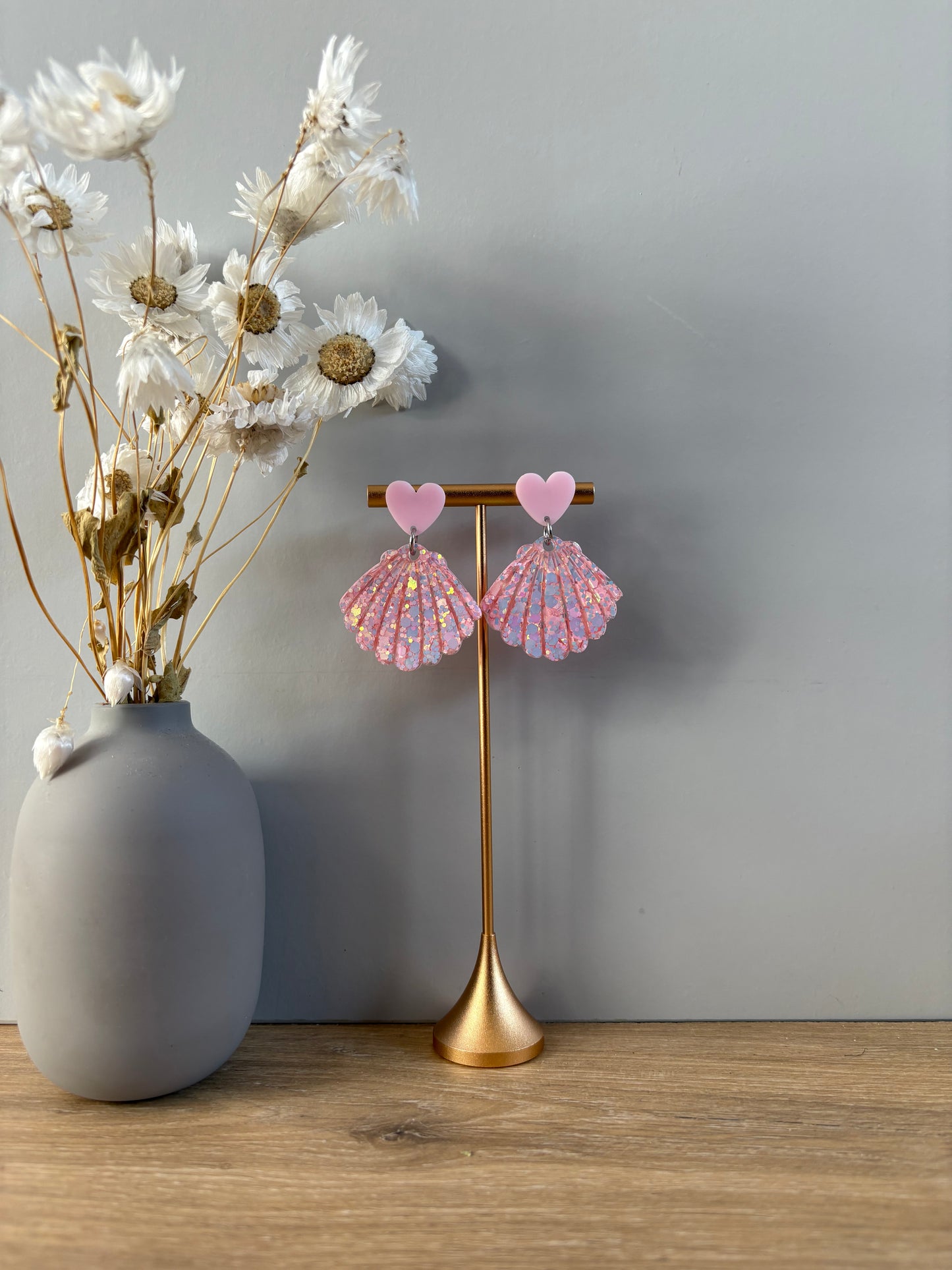 Boucles d'oreilles coquillage